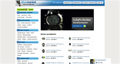Desktop Screenshot of divemarket.hu